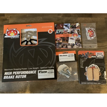 MOTO-MASTER ZESTAW HUSQVARNA TC 85 `14-19, KTM 85 SX `12-19, KTM EBIKE FREERIDE SX/EXC `12-19 ZESTAW:TARCZA PŁYWAJĄCA 260MM (112